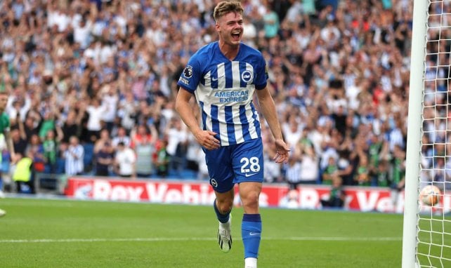 Evan Ferguson avec Brighton
